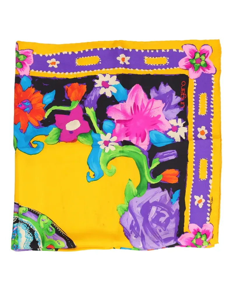 Emanuel Ungaro Schal mit Blumenprint - Rot Rot