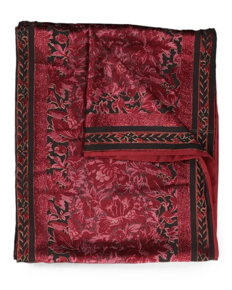 Emanuel Ungaro floral-print scarf - Rot Rot