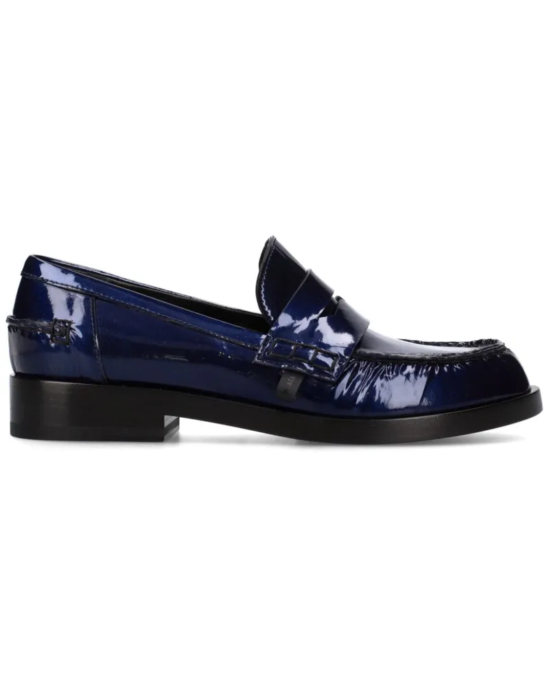 Premiata Loafer aus Lackleder - Blau Blau