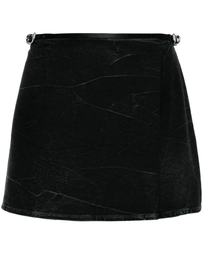 Givenchy Voyou Jeans-Minirock - Schwarz Schwarz