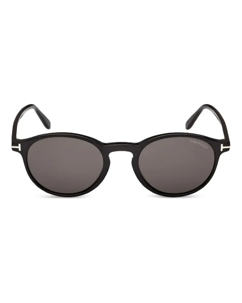 Tom Ford Prescott ovale Sonnenbrille - Schwarz Schwarz