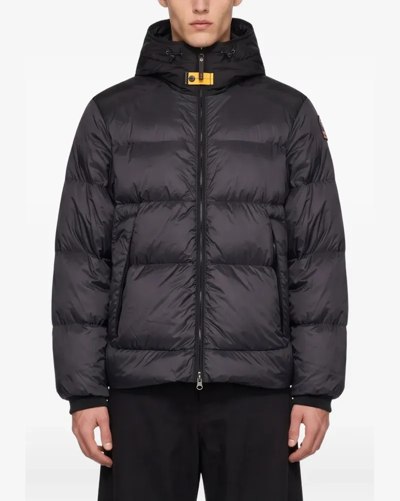 Parajumpers quilted hooded jacket - Schwarz Schwarz