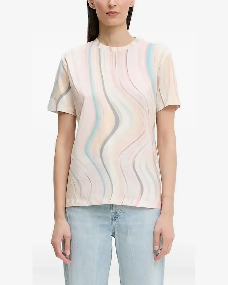 Paul Smith T-Shirt mit lockerem Schnitt - Mehrfarbig Mehrfarbig