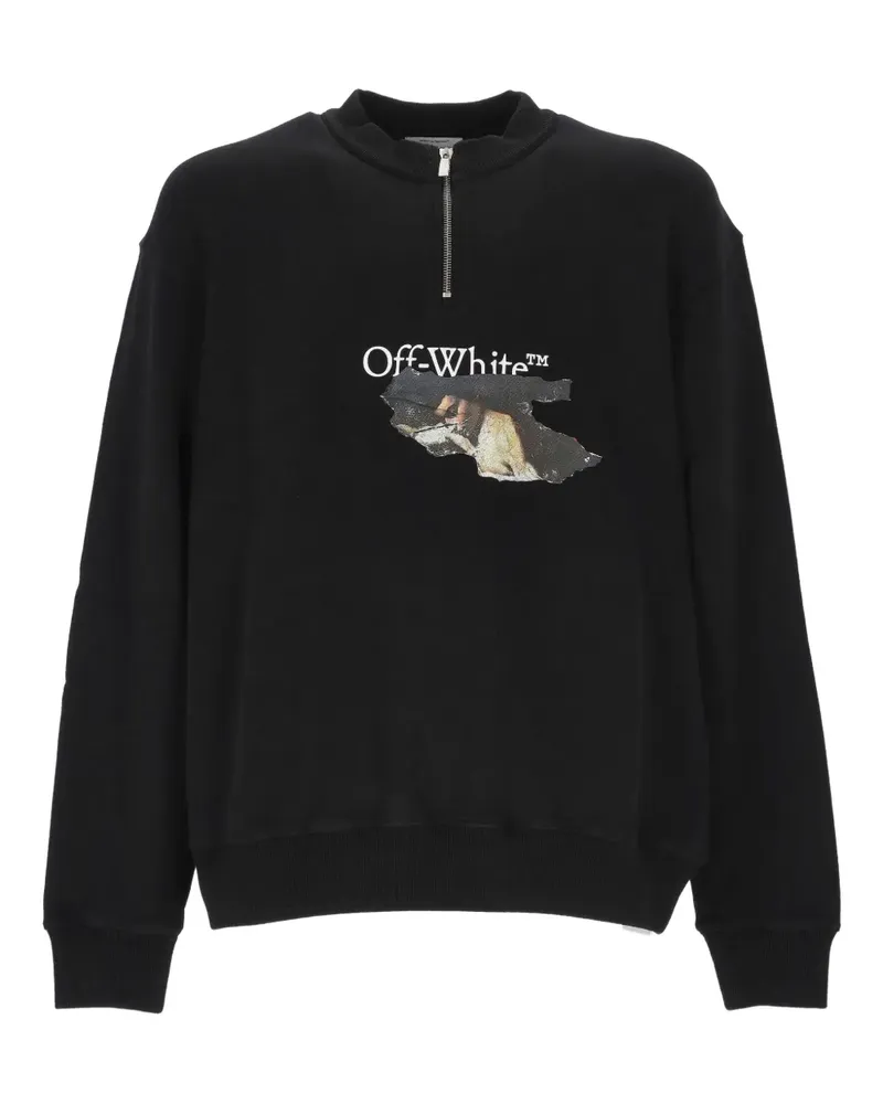 OFF-WHITE Pascal Arrows half-zip sweatshirt - Schwarz Schwarz