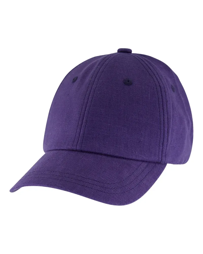 Frescobol Carioca Fernando linen cap - Violett Violett