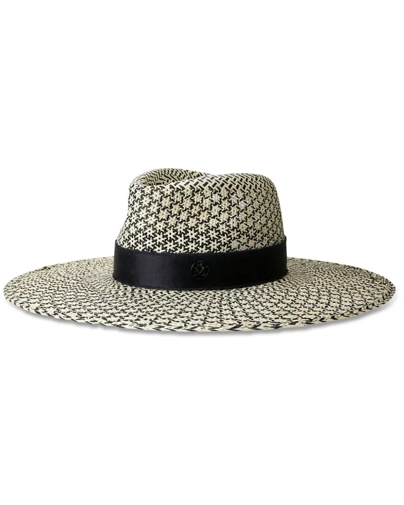 Maison Michel Charline Fedora mit breiter Krempe - Nude Nude