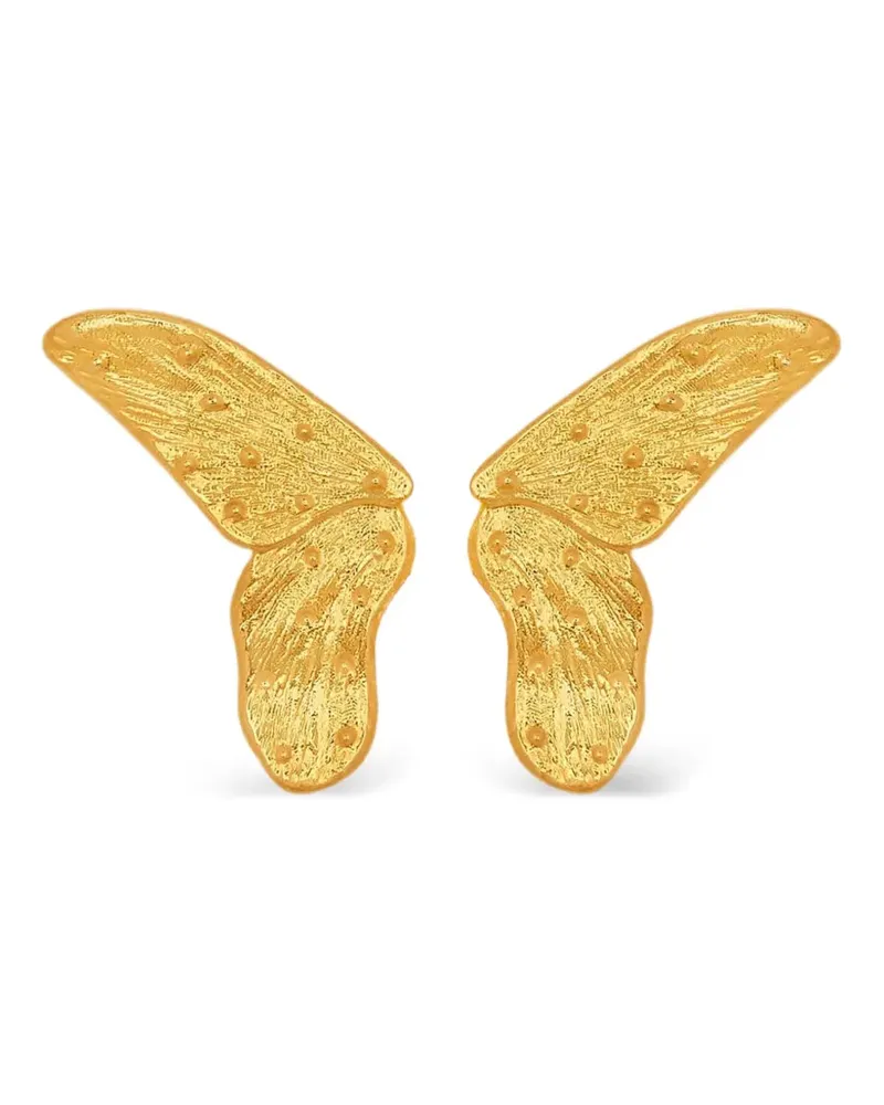 Oscar de la Renta Ohrringe mit Schmetterling - Gold Gold