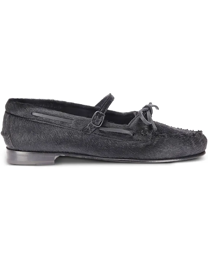 HEREU Lorea Pumps aus Kalbshaar - Schwarz Schwarz