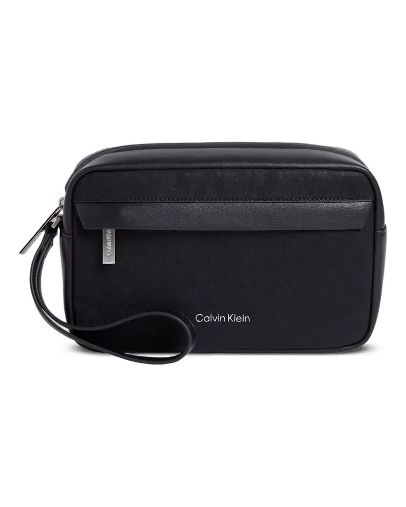 Calvin Klein Reisetasche mit Monogramm-Prägung - Blau Blau