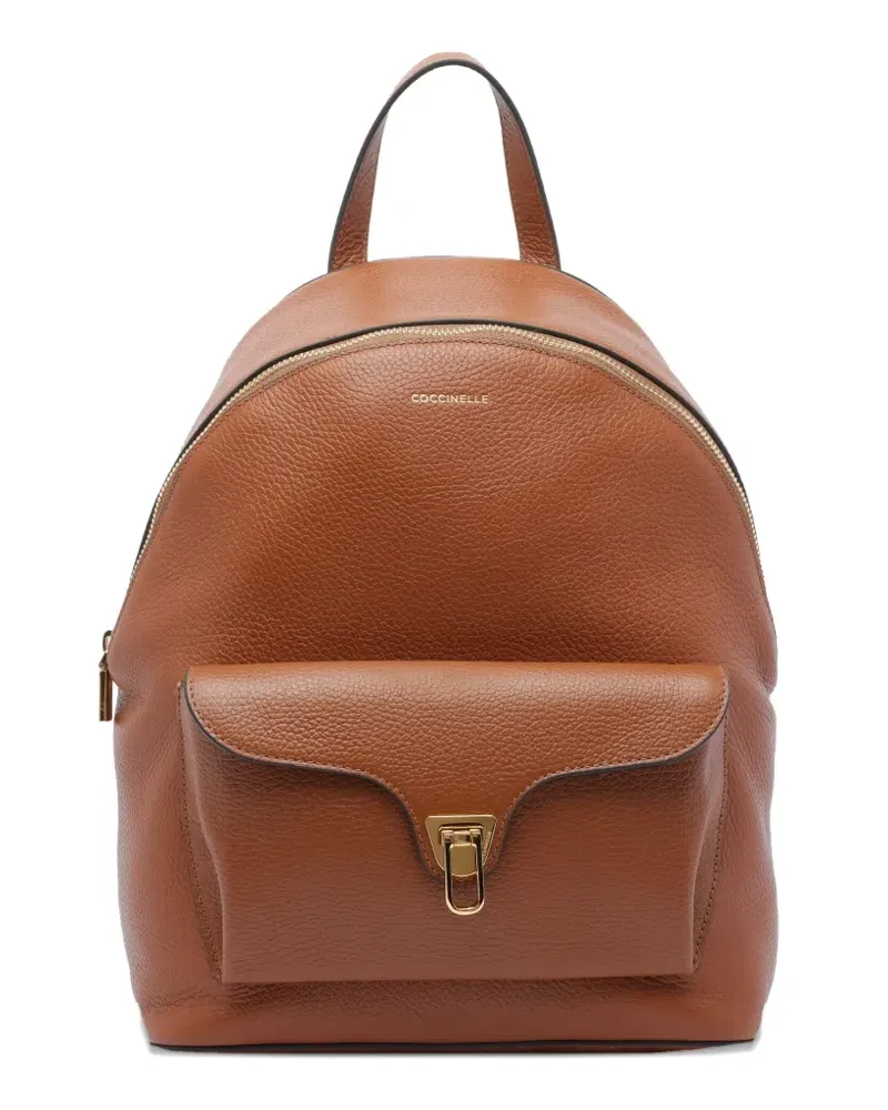 Coccinelle Rucksack aus Leder - Braun Braun