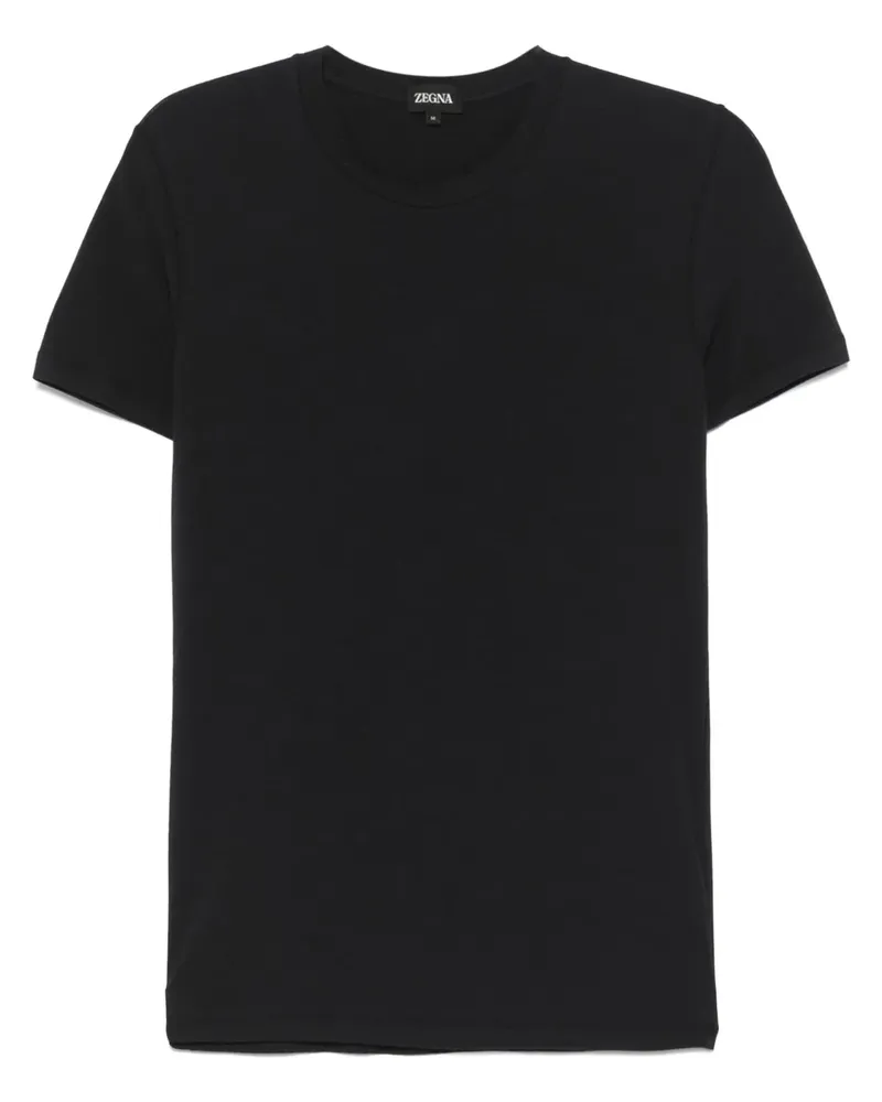 Ermenegildo Zegna T-Shirt mit rundem Ausschnitt - Blau Blau