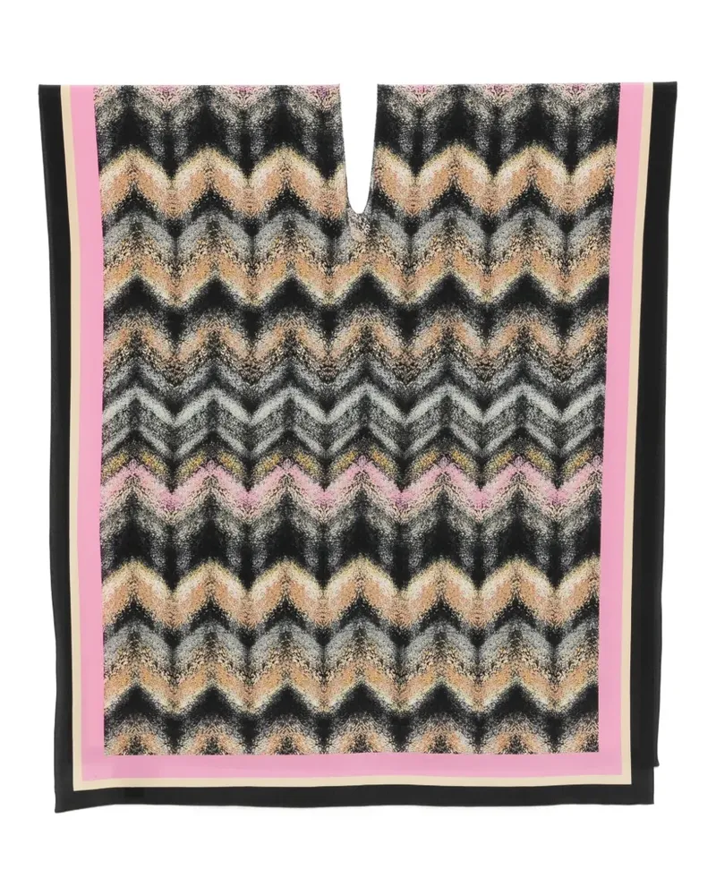 Missoni zigzag-print scarf - Schwarz Schwarz