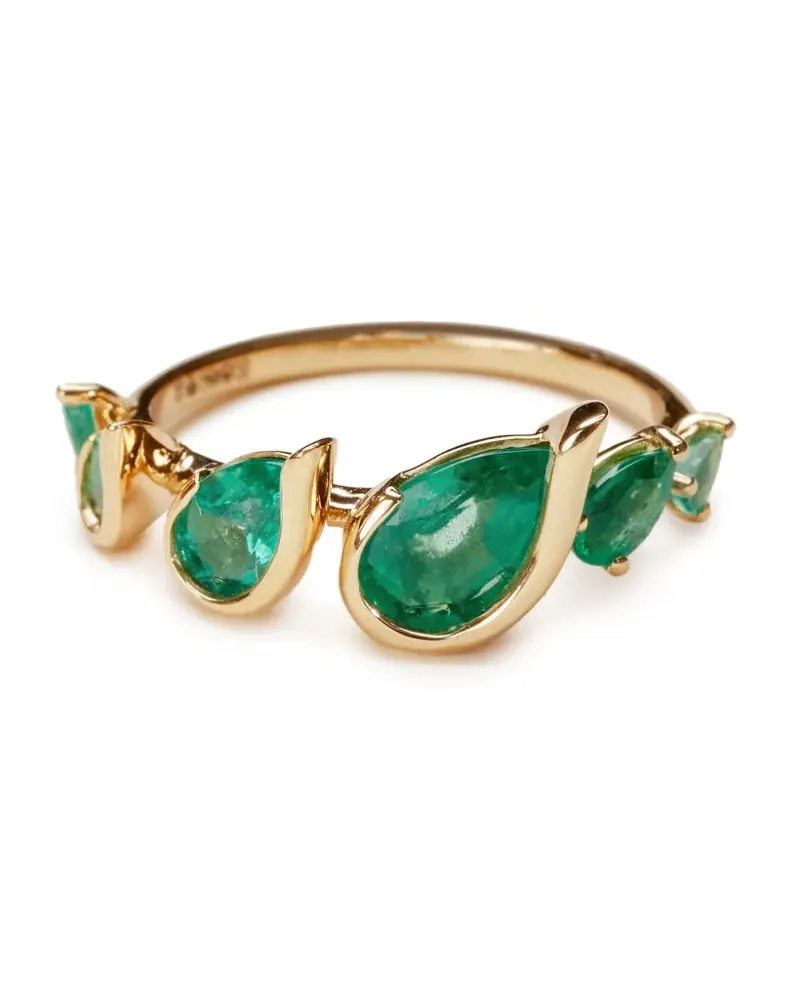 Fernando Jorge 18kt yellow gold Flicker emerald ring Gold
