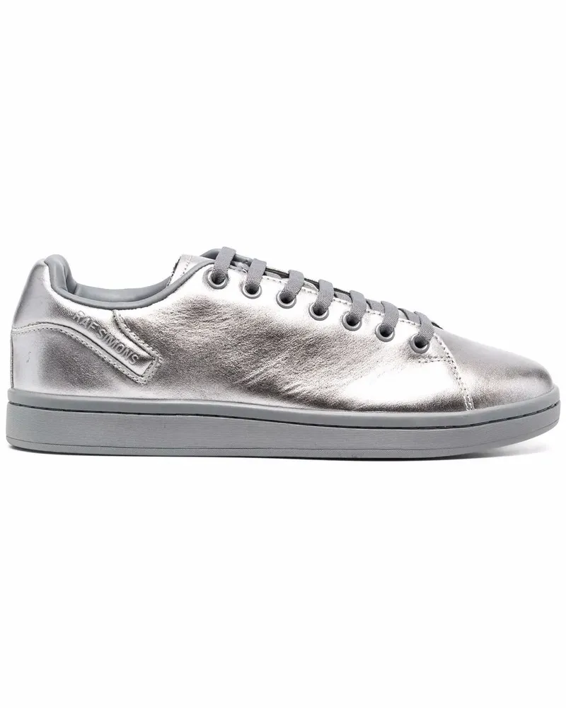 Raf Simons Sneakers im Metallic-Look - Silber Silber