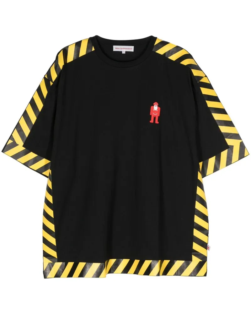 Walter van Beirendonck Danger T-Shirt Schwarz