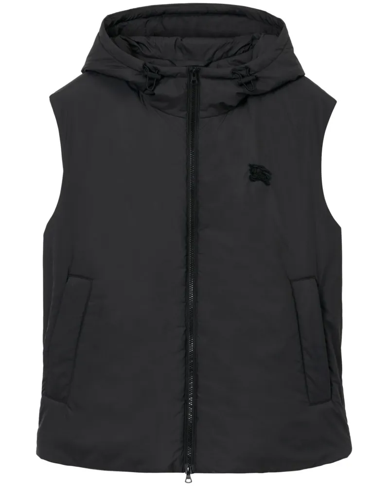 Burberry Isolierte Portelet Weste - Schwarz Schwarz