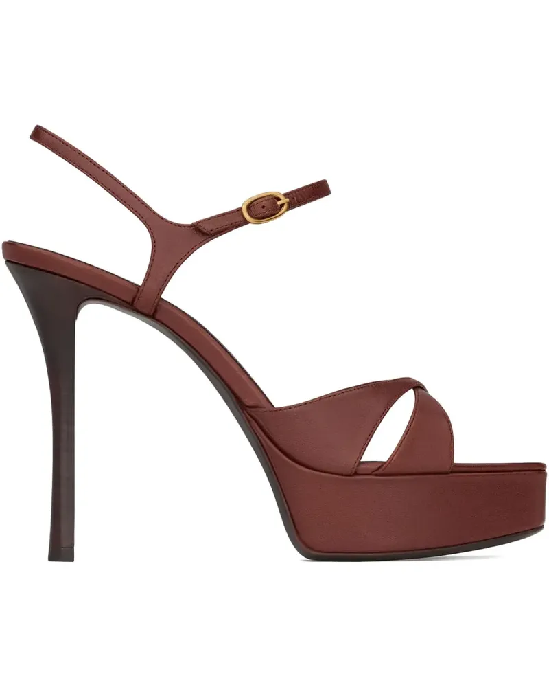 Saint Laurent Debbie Plateau-Sandalen 85mm - Braun Braun