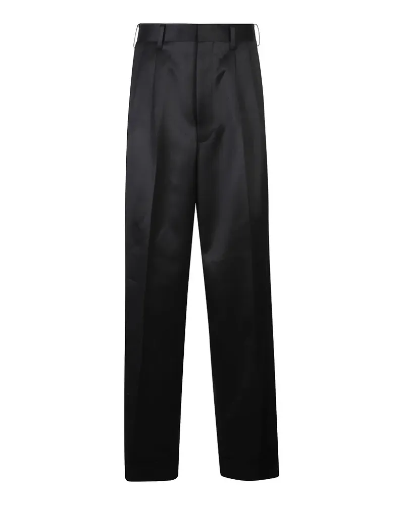 Junya Watanabe pleated trousers - Schwarz Schwarz