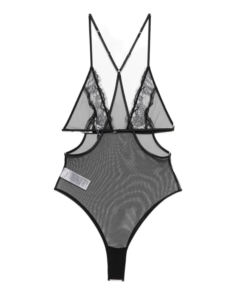 Patrizia Pepe lace bodysuit - Schwarz Schwarz