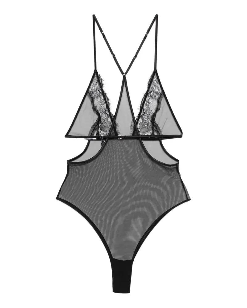Patrizia Pepe lace bodysuit - Schwarz Schwarz