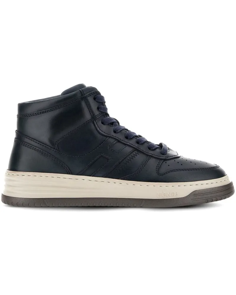 Hogan H630 Sneakers mit Logo-Patch - Blau Blau