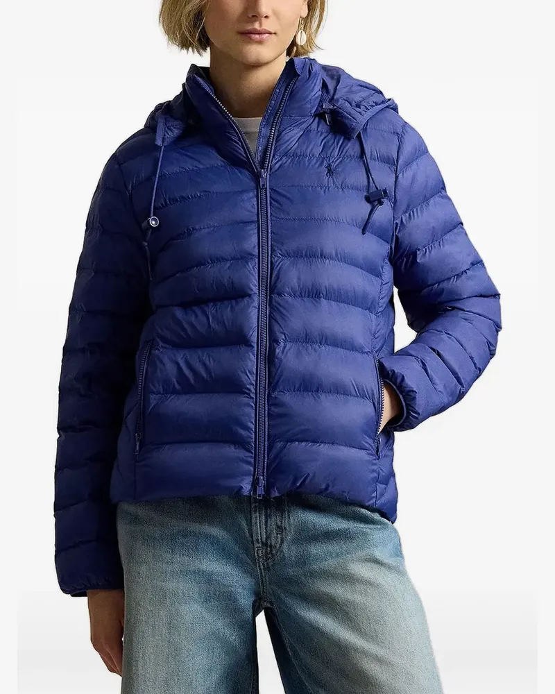 Ralph Lauren water-resistant packable hooded jacket - Blau Blau