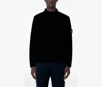 Pullover mit Signature-Patch - Schwarz