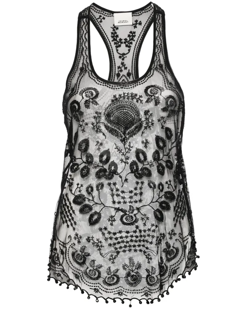 Isabel Marant Violette Mesh-Tanktop - Schwarz Schwarz