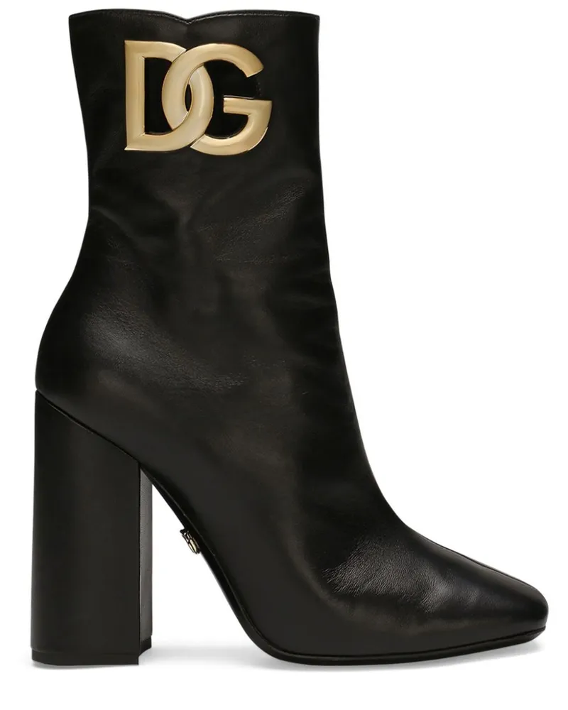 Dolce & Gabbana Stiefel 90mm - Schwarz Schwarz