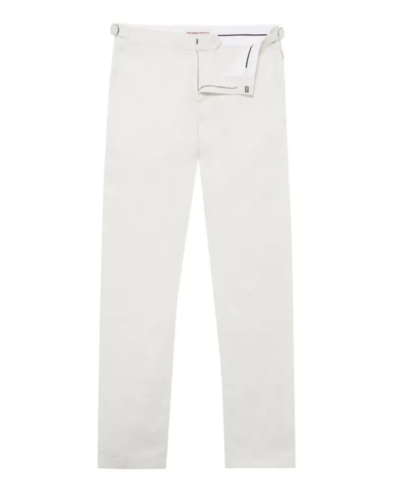 Orlebar Brown Klassische Leinenhose - Weiß Weiß