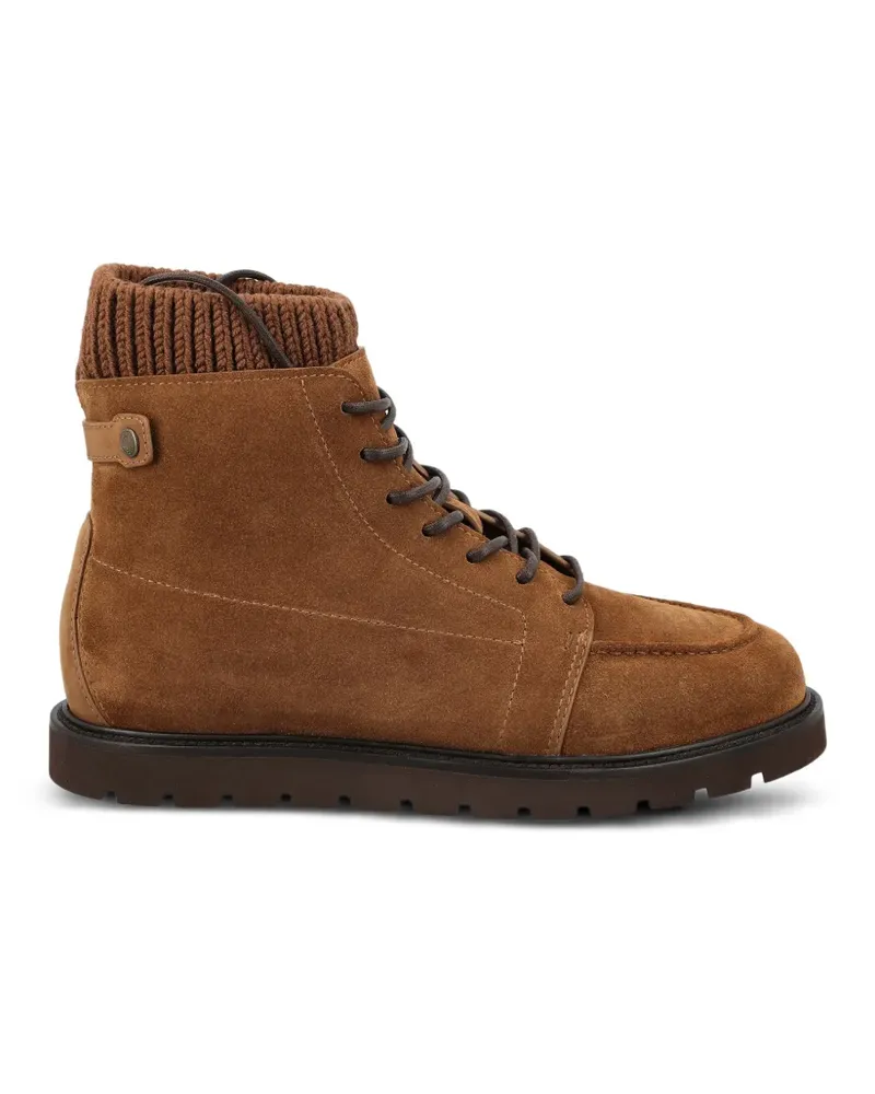 Loro Piana Verbier Walk suede ankle boots - Braun Braun