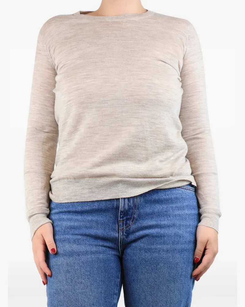 Proenza Schouler crew-neck sweater - Nude Nude