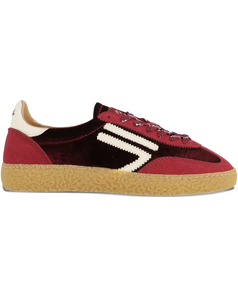 Puraai Sneakers mit Samteinsätzen - Rot Rot