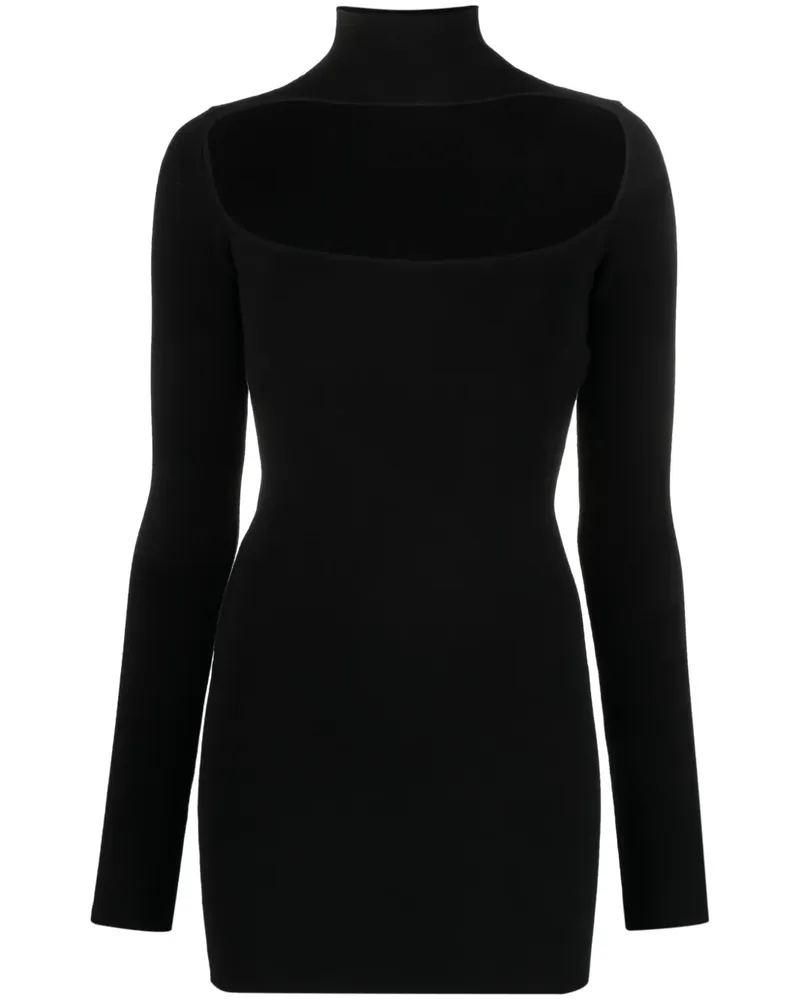 SSHEENA Minikleid mit Cut-Out - Schwarz Schwarz