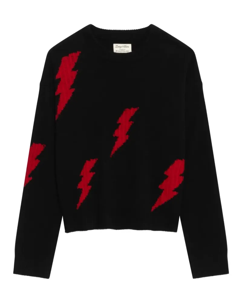 Zadig & Voltaire Markuz Pullover aus 100% Kaschmir - Schwarz Schwarz