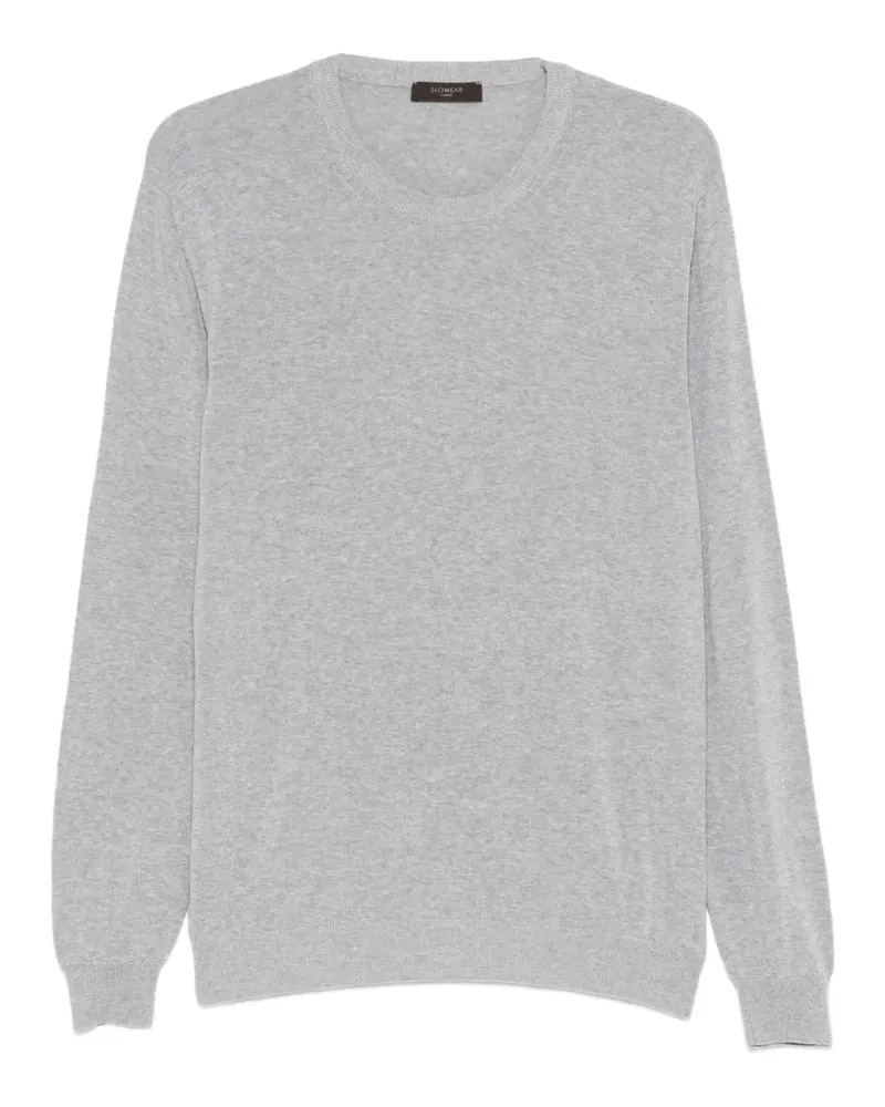 Zanone Pullover mit Rundhalsausschnitt - Grau Grau