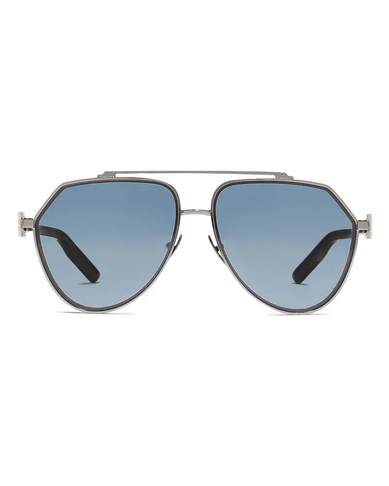 Dolce & Gabbana Getönte Pilotenbrille - Silber Silber