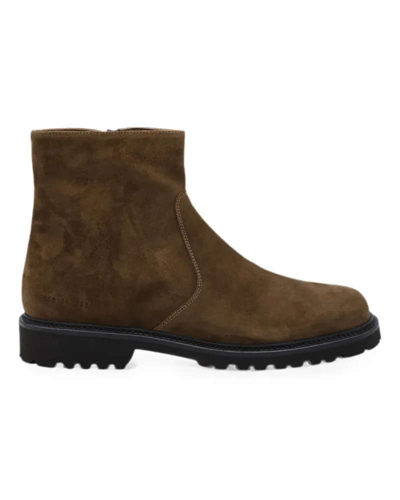 Common Projects suede ankle boots - Braun Braun