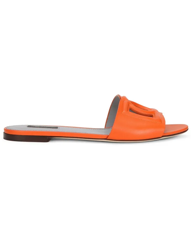 Dolce & Gabbana DG Millennials Pantoletten - Orange Orange