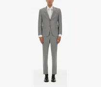 Geknöpfter Anzug - Grau
