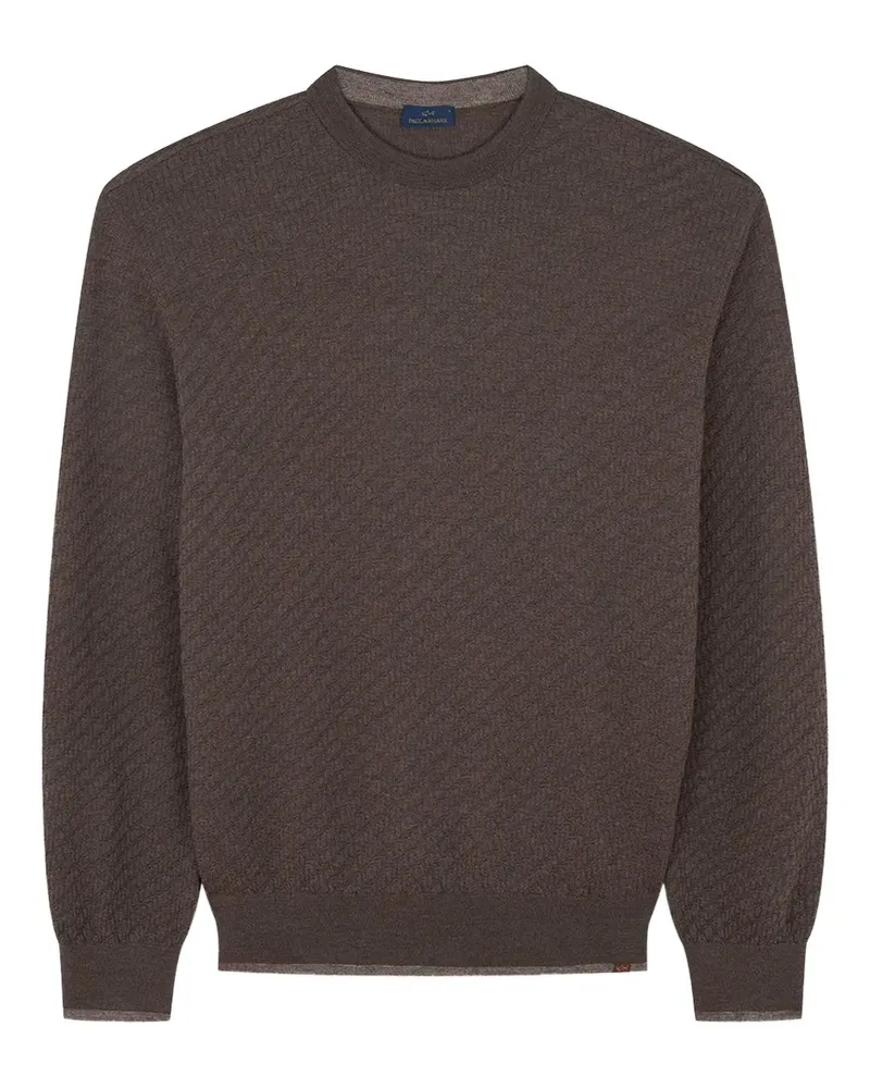 Paul & Shark Pullover mit rundem Ausschnitt - Braun Braun