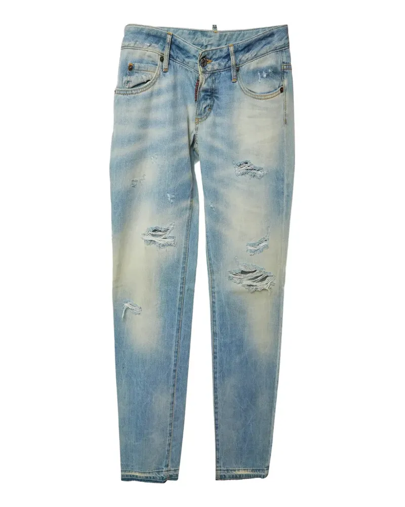 Dsquared2 distressed slim-fit jeans - Blau Blau