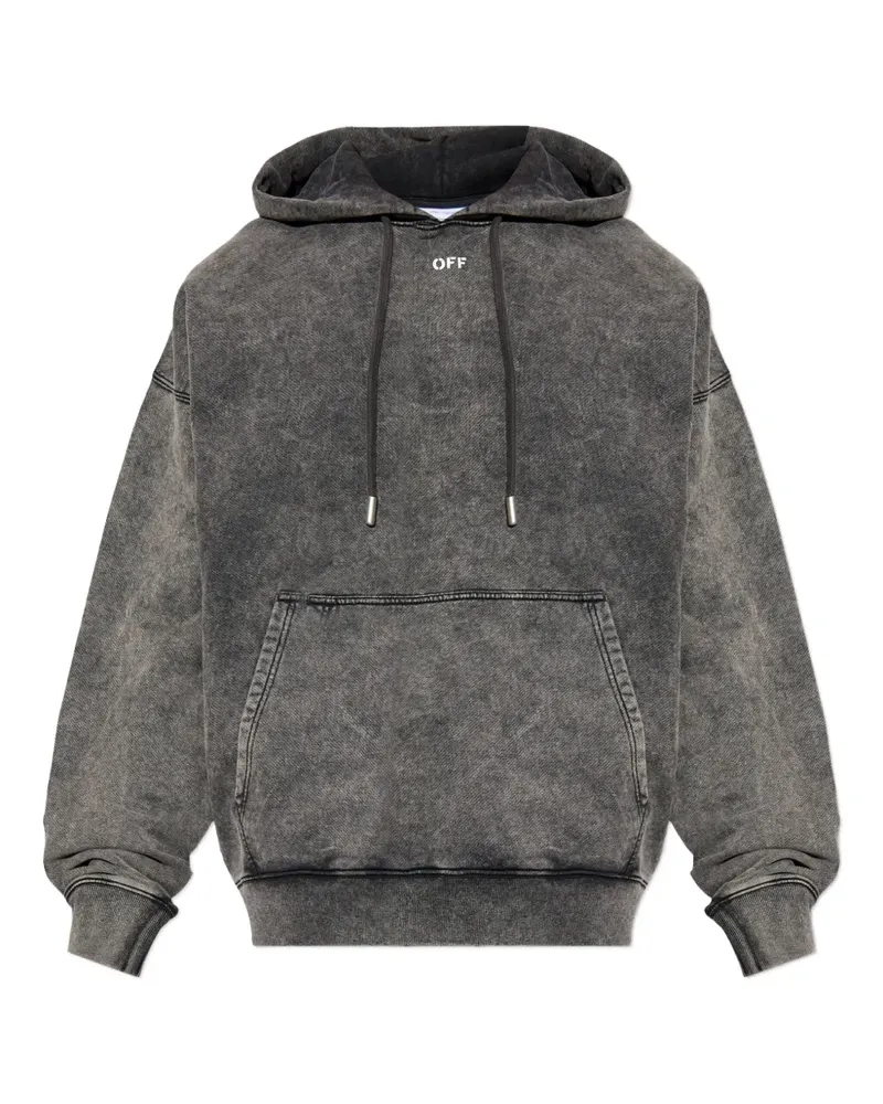 OFF-WHITE pouch pocket hoodie - Grau Grau