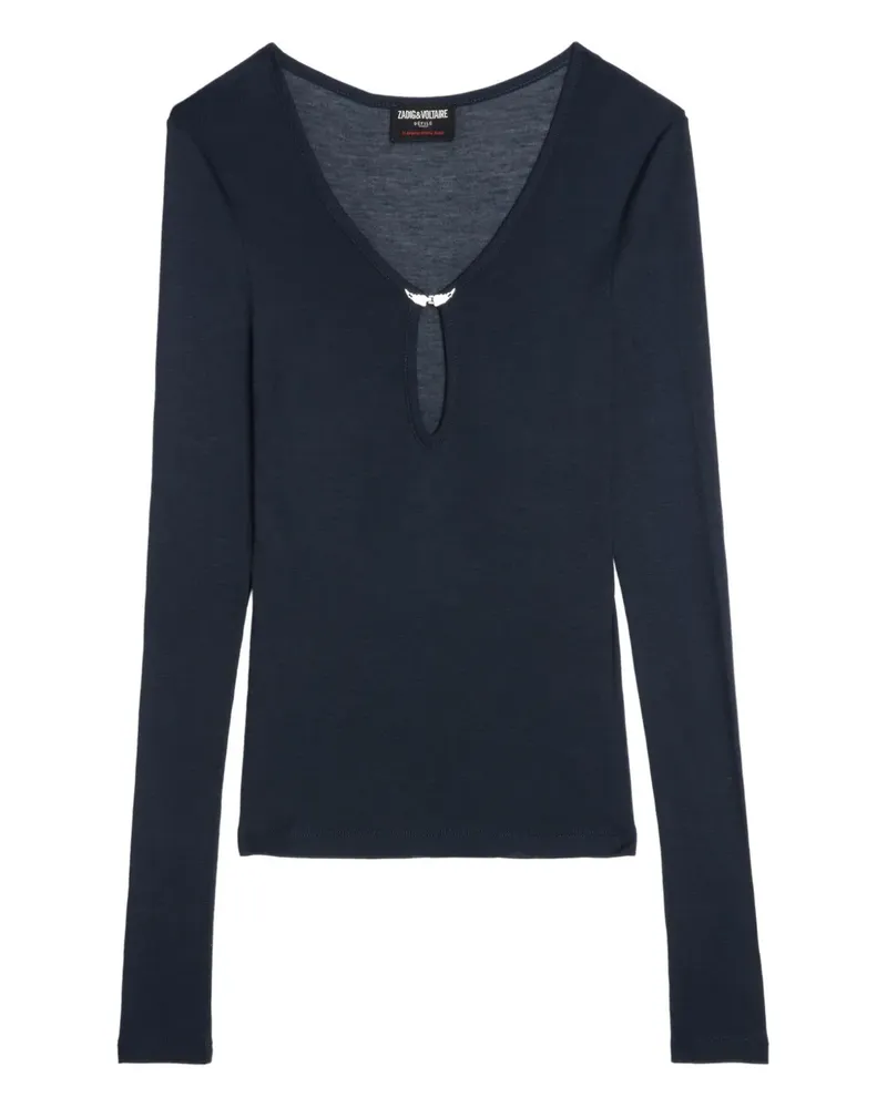 Zadig & Voltaire Tina T-Shirt - Blau Blau
