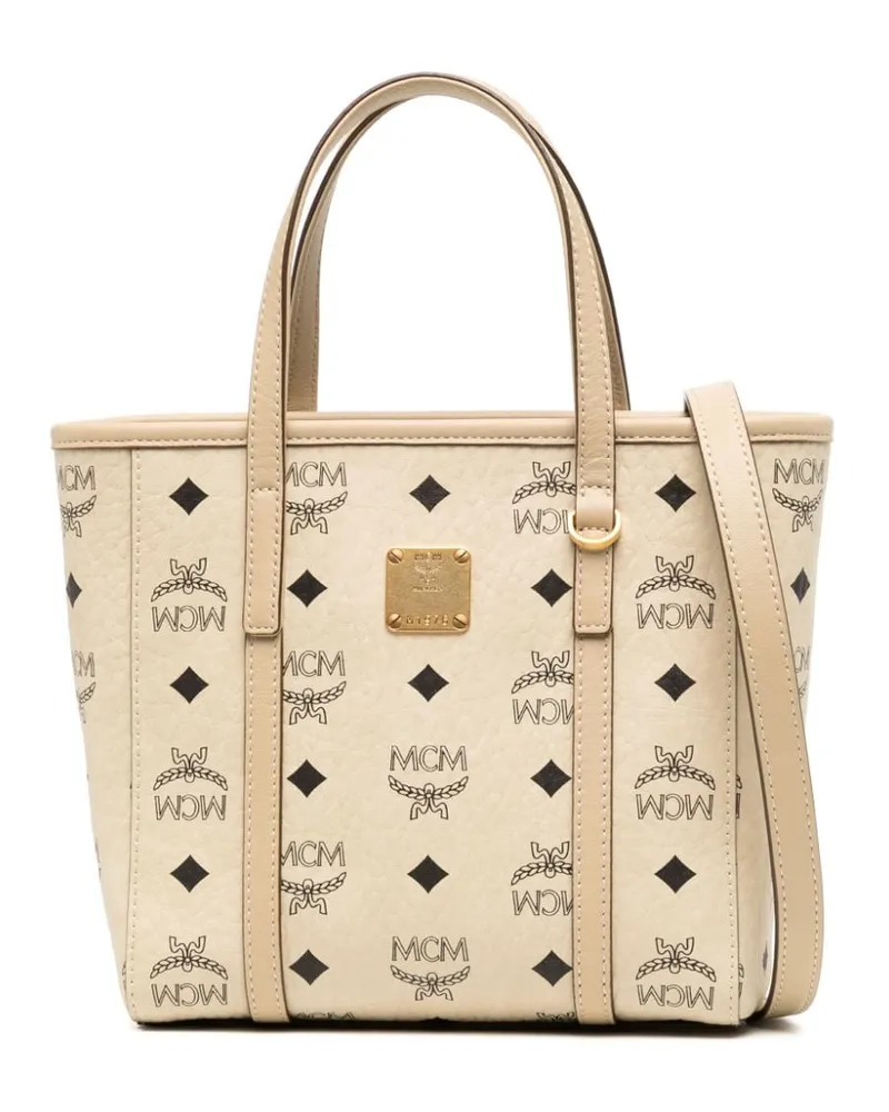 MCM Mini Aren Tote Bag - Nude Nude