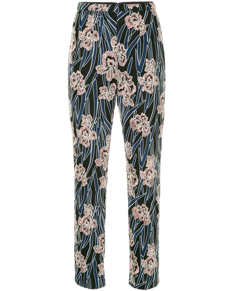 Rachel Gilbert Hose mit Blumenstickerei - Mehrfarbig Mehrfarbig