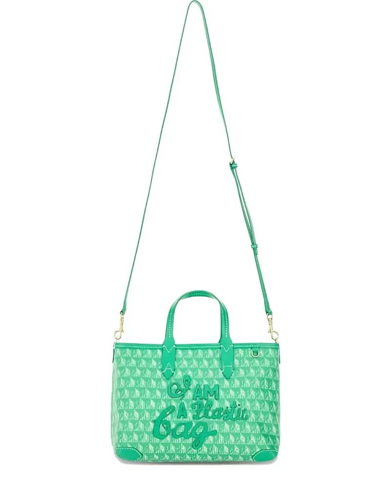 Anya Hindmarch xs I Am A Plastic Bag tote bag - Grün Grün
