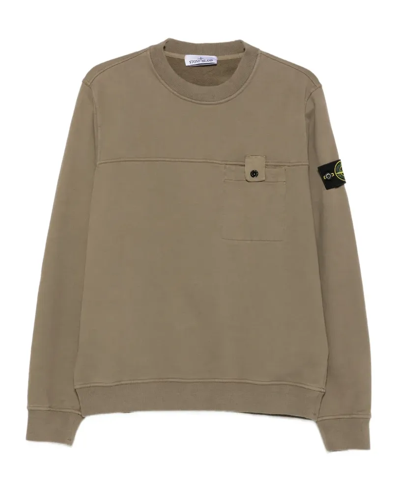 Stone Island Sweatshirt mit Brusttaschen - Grün Grün