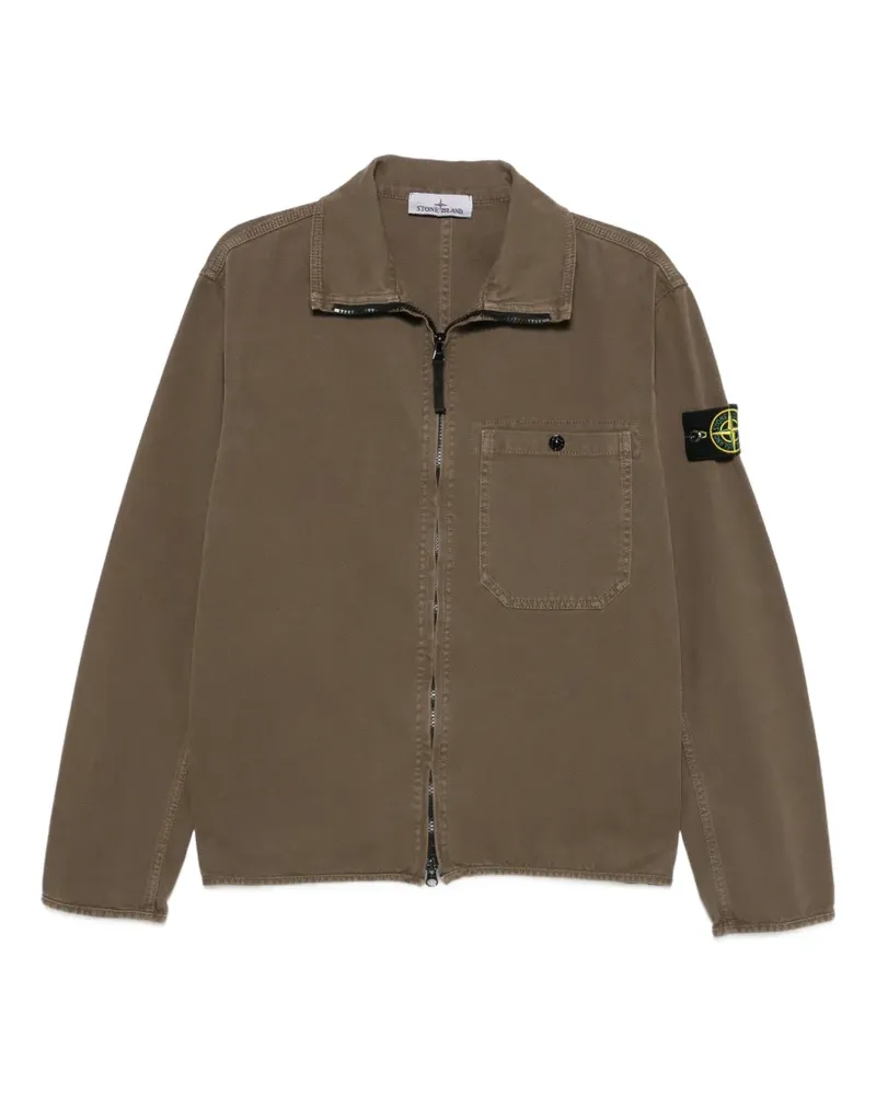 Stone Island Jacke mit Reißverschluss - Braun Braun