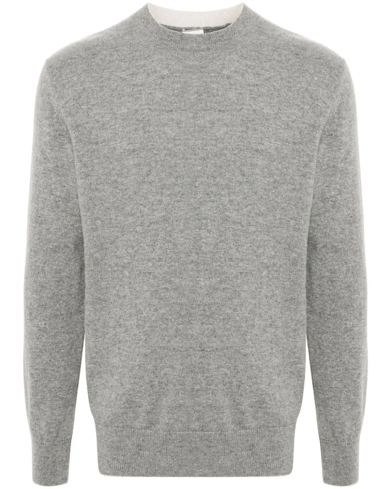 Eleventy Pullover mit Kontrastdetails Grau